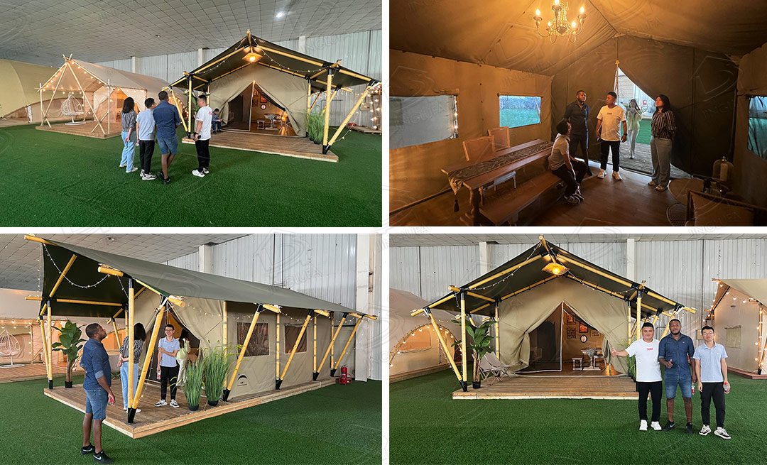 安哥拉客户到伟德国际victor1946实地考察磨练制品质量